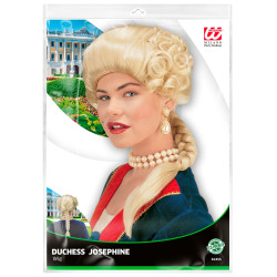 Historická paruka s copem blond